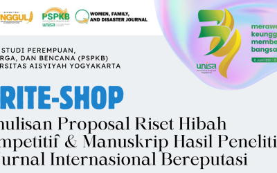 Write-shop Penulisan Proposal Riset Hibah Kompetitif dan Manuskrip Hasil Penelitian di Jurnal International Bereputasi